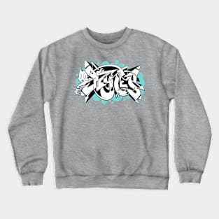 DZYNES Graffiti Cat n Bubbles Crewneck Sweatshirt